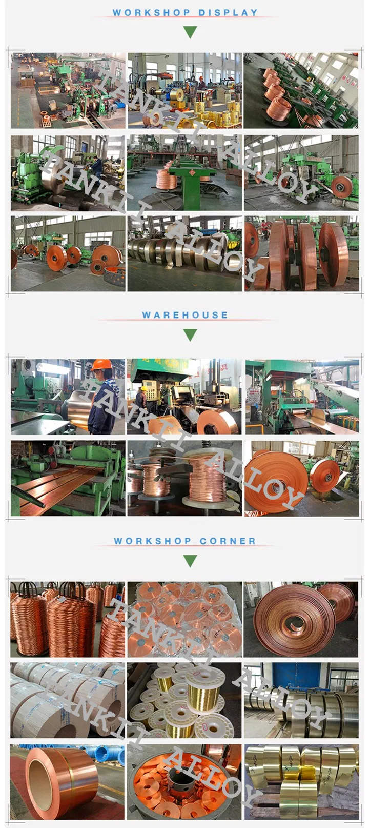 Rein Kupferlegierung Spirale Messingstrich c2200/c2600/c2680 3