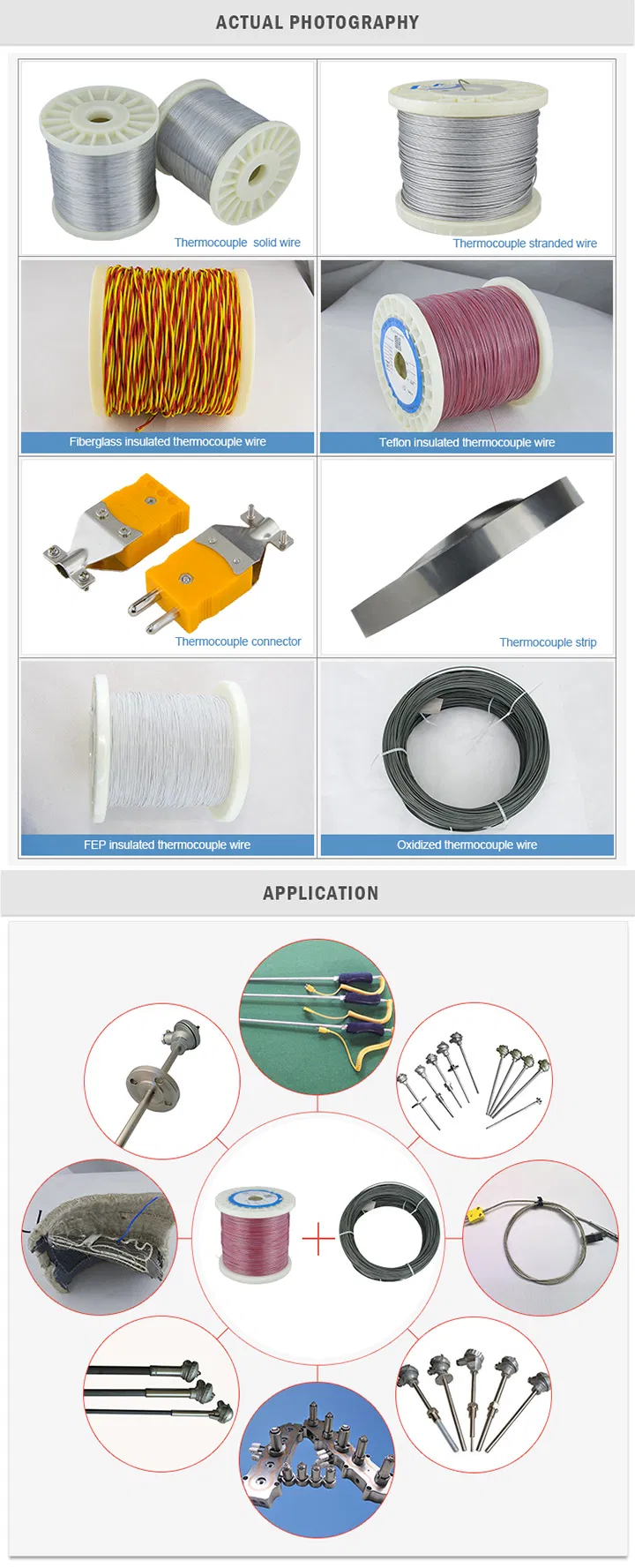 Tankii K-Typ Bar Wire Hohe Oxidationsbeständigkeit 10-38 Swg Thermocouple Erweiterung Bar Kp Kn Jp Elementkabel Kupferdraht 1