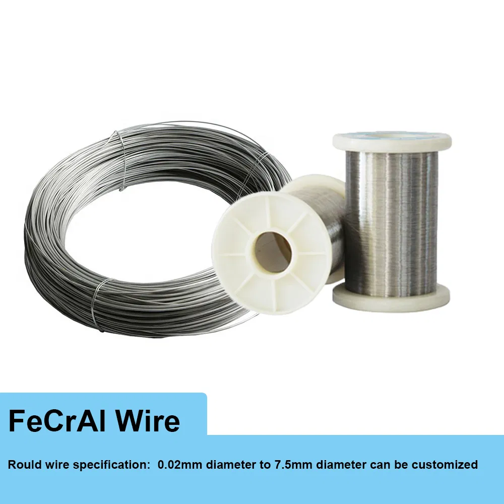 Fecral-Legierung 0cr21al6nb 0cr27al7mo2 0cr25al5 Elektroheizungselement für Öfen 0