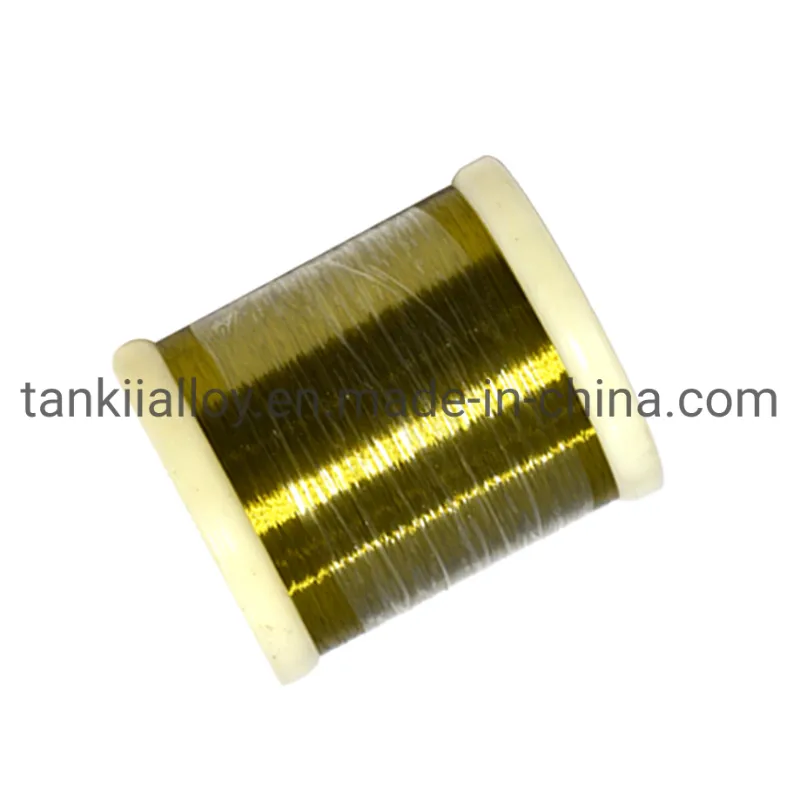 Enameled Ni80Cr20 wire 0.015mm with good insulation performance 1